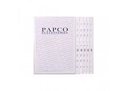 پوشه کیسه ای بی رنگ A5 (بسته 100 عددی) پاپکو